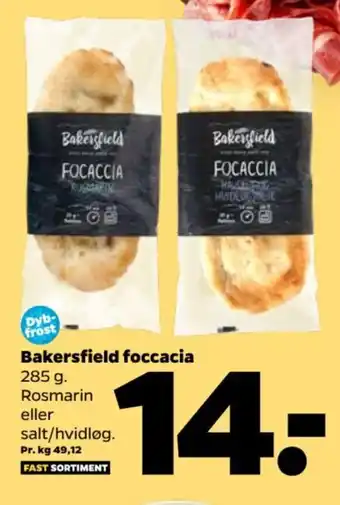 Netto Bakersfield foccacia tilbud