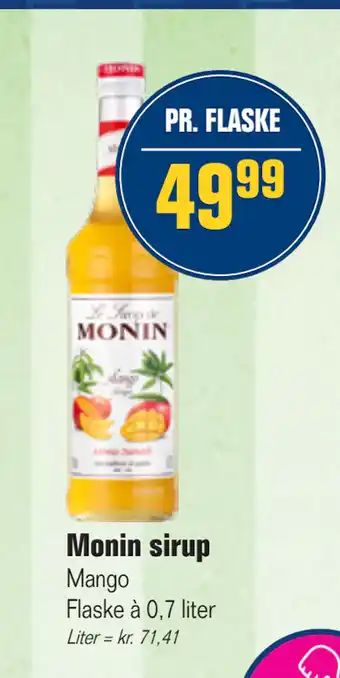 Otto Duborg Monin sirup tilbud