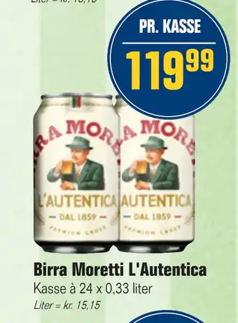 Otto Duborg Birra Moretti L'Autentica tilbud