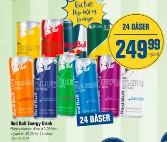 Otto Duborg Red Bull Energy Drink tilbud