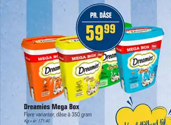 Otto Duborg Dreamies Mega Box tilbud