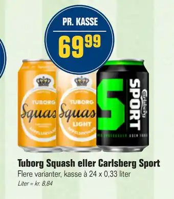 Otto Duborg Tuborg Squash eller Carlsberg Sport tilbud