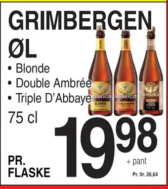 ABC Lavpris GRIMBERGEN ØL tilbud