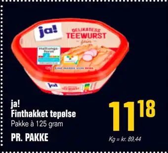 Otto Duborg ja! Finthakket tepølse tilbud