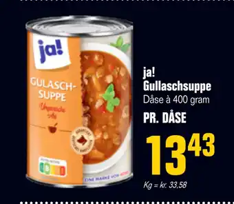 Otto Duborg ja! Gullaschsuppe tilbud