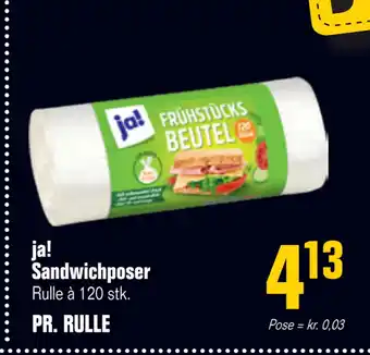 Otto Duborg ja! Sandwichposer tilbud