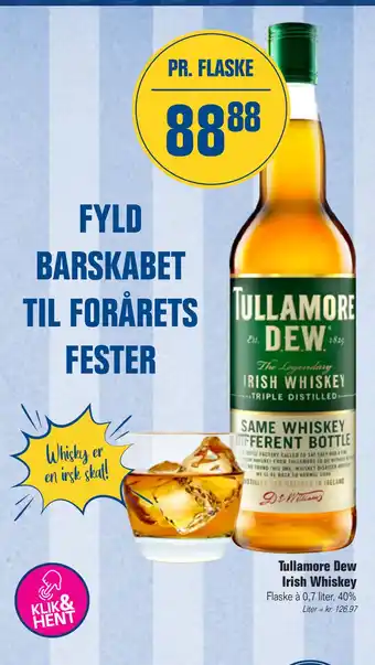 Otto Duborg Tullamore Dew Irish Whiskey tilbud