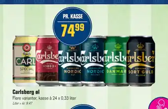 Otto Duborg Carlsberg øl tilbud