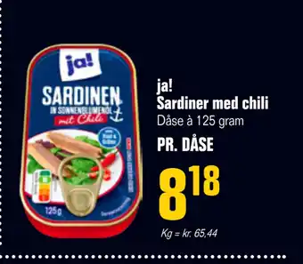 Otto Duborg ja! Sardiner med chili tilbud