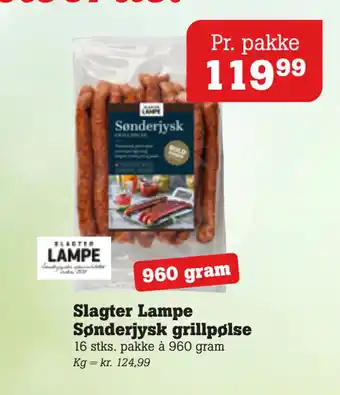 Poetzsch Padborg Slagter Lampe Sønderjysk grillpølse tilbud