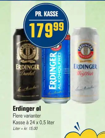 Otto Duborg Erdinger øl tilbud