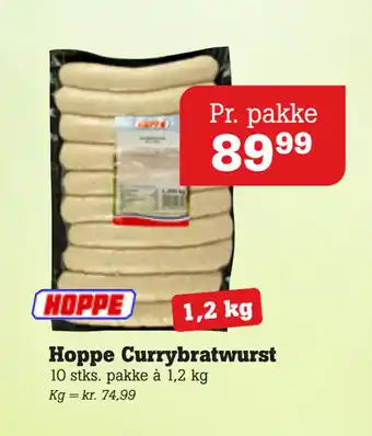 Poetzsch Padborg Hoppe Currybratwurst tilbud