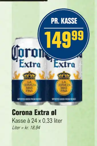 Otto Duborg Corona Extra øl tilbud