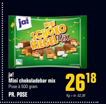 Otto Duborg ja! Mini chokoladebar mix tilbud