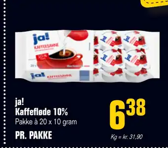 Otto Duborg ja! Kaffefløde 10% tilbud