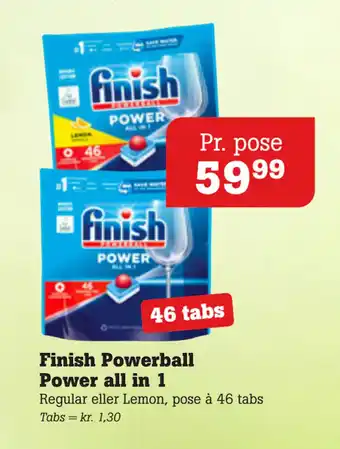 Poetzsch Padborg Finish Powerball Power all in 1 tilbud