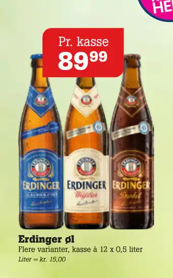 Poetzsch Padborg Erdinger øl tilbud