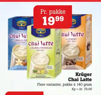 Poetzsch Padborg Krüger Chai Latte tilbud