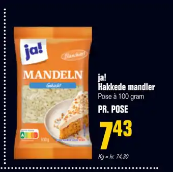 Poetzsch Padborg ja! Hakkede mandler tilbud