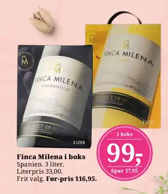 Dagli'Brugsen Finca Milena i boks tilbud