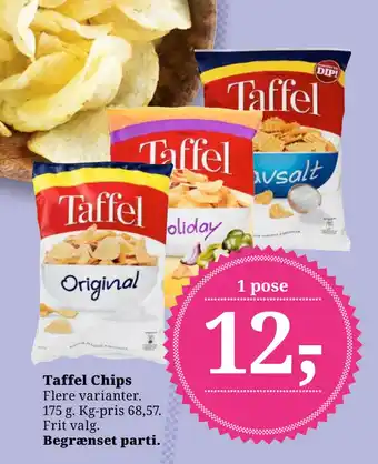 Dagli'Brugsen Taffel Chips tilbud