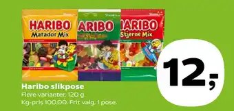 Kvickly Haribo slikpose tilbud