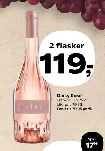 Kvickly Daisy Rosé tilbud