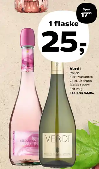 Kvickly Verdi tilbud