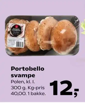 Kvickly Portobello svampe tilbud