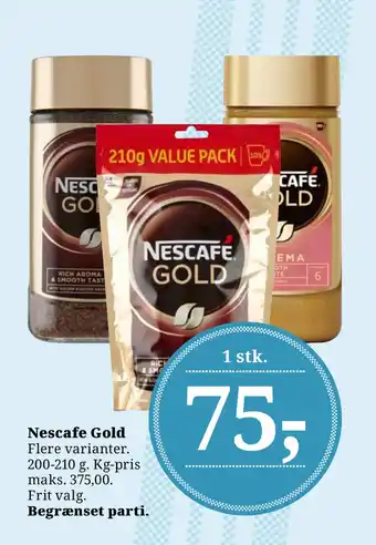 Dagli'Brugsen Nescafe Gold tilbud