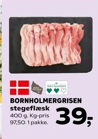 Kvickly BORNHOLMERGRISEN stegeflæsk tilbud