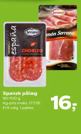 Kvickly Spansk pålæg tilbud