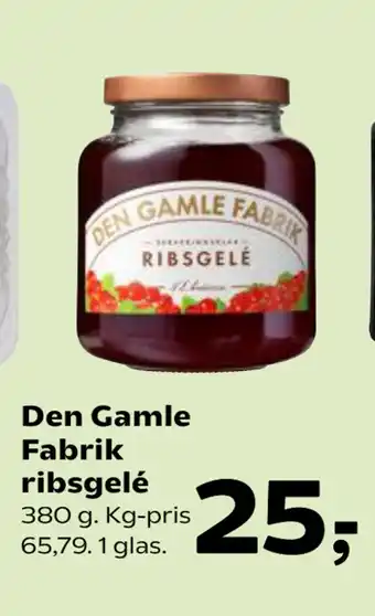 Den Gamle Fabrik ribsgelé