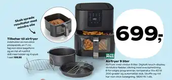 Kvickly Airfryer 9 liter tilbud