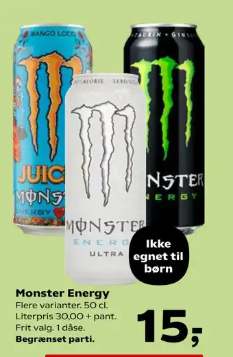 SuperBrugsen Monster Energy tilbud