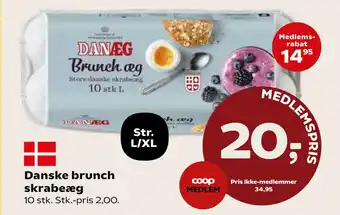 SuperBrugsen Danske brunch skrabeæg tilbud