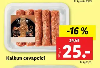Lidl Kalkun cevapcici tilbud