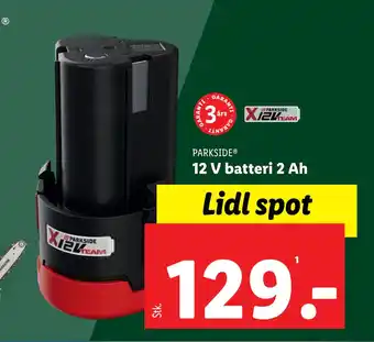 Lidl 12 V batteri 2 Ah tilbud