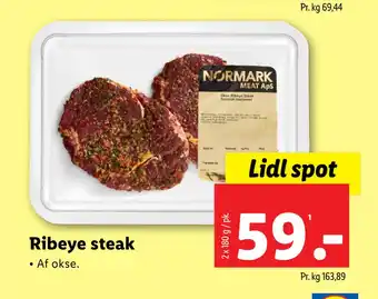 Lidl Ribeye steak tilbud