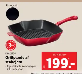 Lidl Grillpande af støbejern tilbud