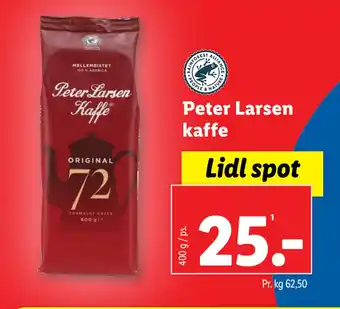 Lidl Peter Larsen kaffe tilbud