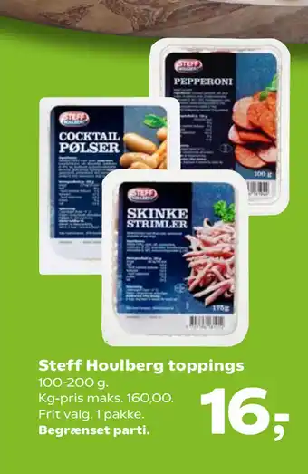 SuperBrugsen Steff Houlberg toppings tilbud