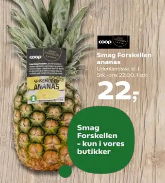 SuperBrugsen Smag Forskellen ananas tilbud