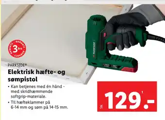 Lidl Elektrisk hæfte- og sømpistol tilbud