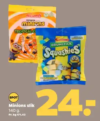 Netto Minions slik tilbud