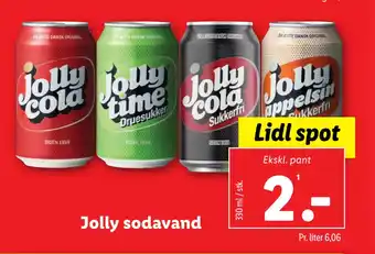 Lidl Jolly sodavand tilbud