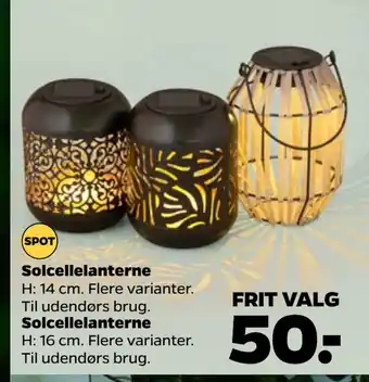 Netto Solcellelanterne tilbud