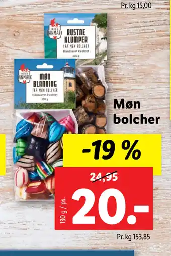 Lidl Møn bolcher tilbud