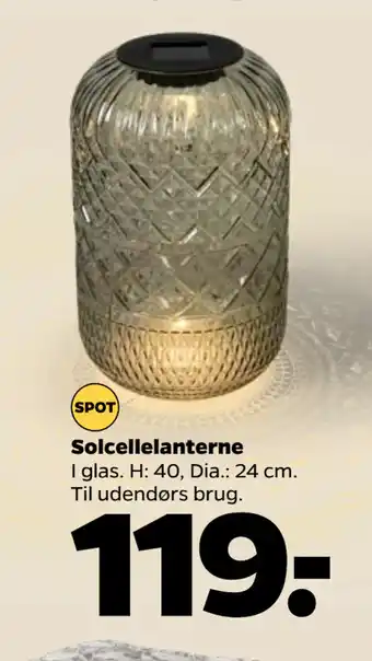 Netto Solcellelanterne tilbud