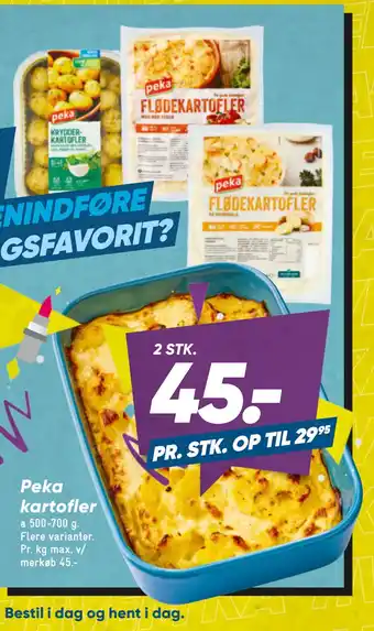 Bilka Peka kartofler tilbud